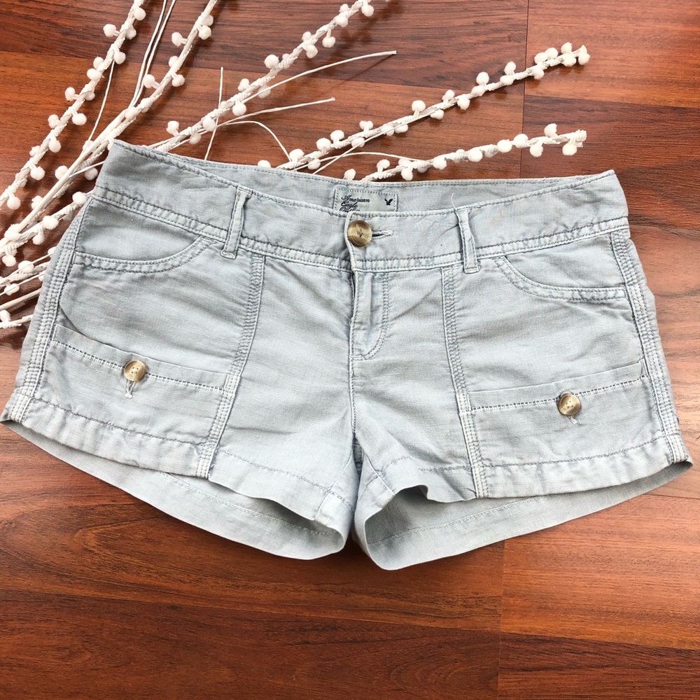 American Eagle linen blend shorts Size 00